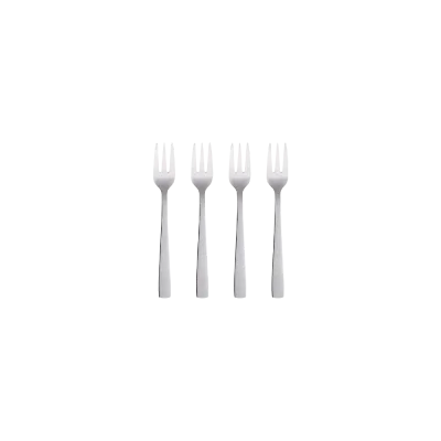 Raw kagegafler 4-pak - Blank stål