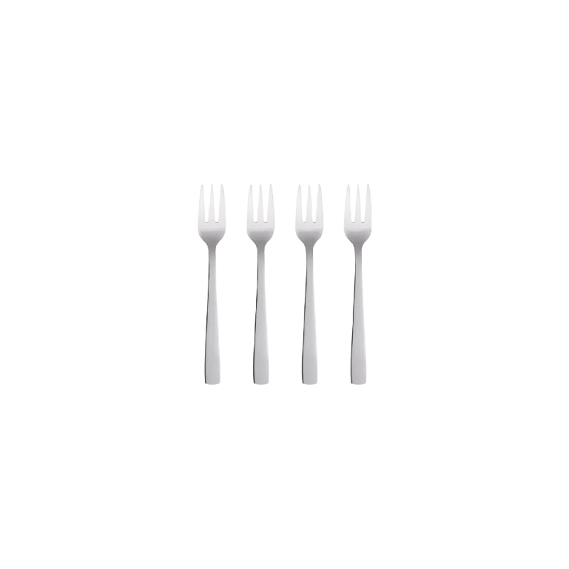 Raw kagegafler 4-pak - Blank stål