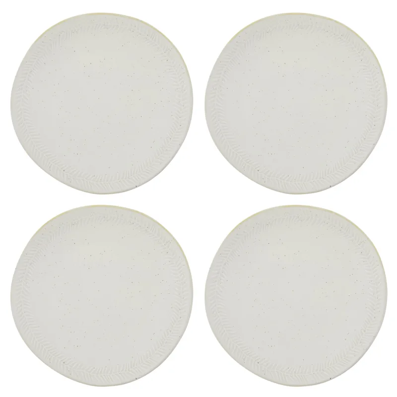 House doctor HD Serve frokosttallerkener 4-pak, off-white
