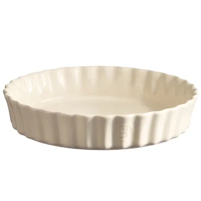 Emile henry Tærteform 28 cm, cream