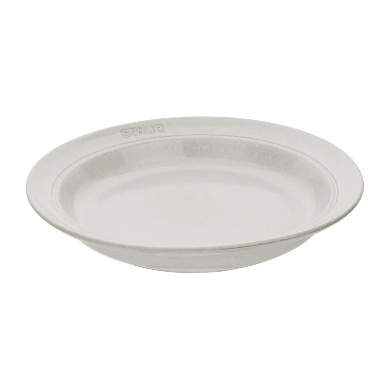 Staub Dining Line dyb tallerken 24 cm, white truffle