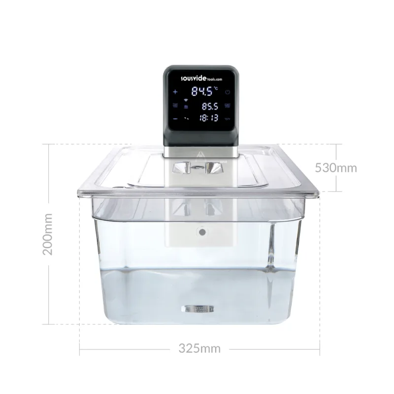 Sous Vide kar 20 liter m. låg til iVide Plus Jnr.
