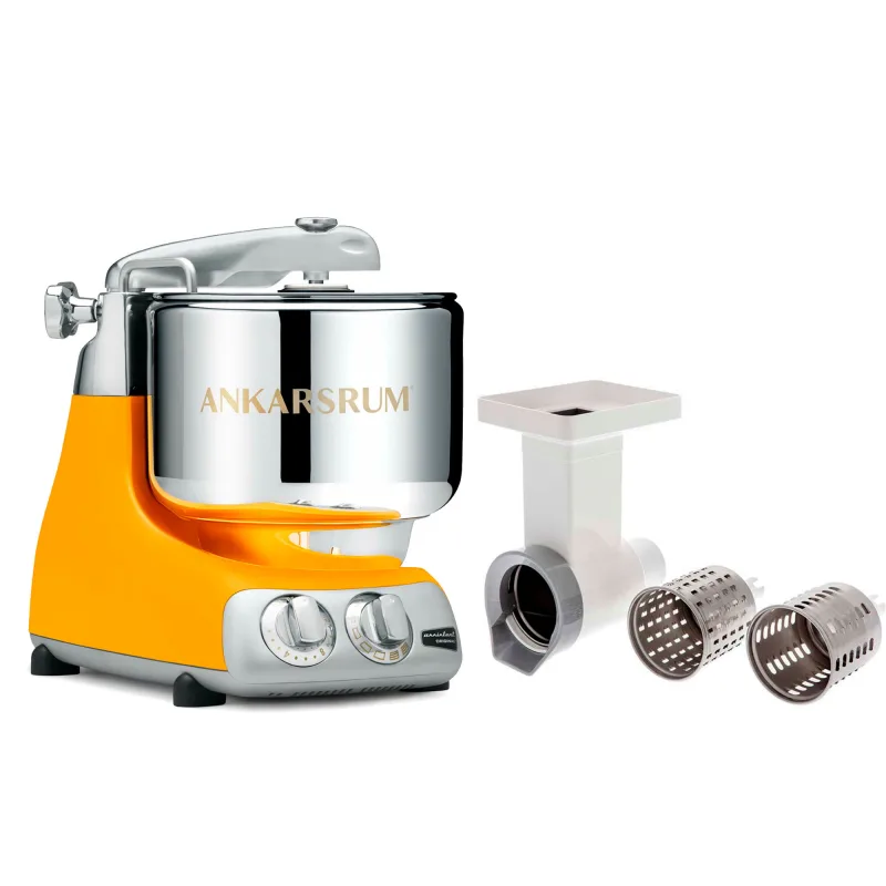 Ankarsrum Assistent Original AKM6230 Sunbeam Yellow + Grøntsagssnitter