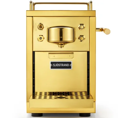 Sjöstrand coffee The Original 2 kapselmaskine, messing