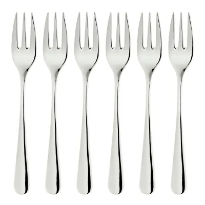 Dorre Classic dessertgafler, rustfrit stål, 6 stk.