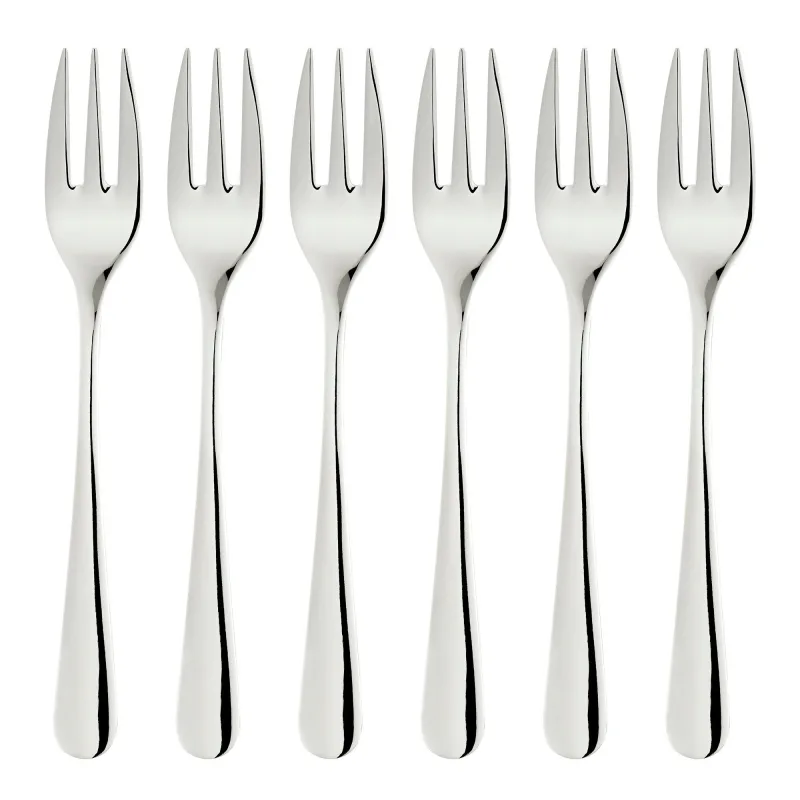 Dorre Classic dessertgafler, rustfrit stål, 6 stk.