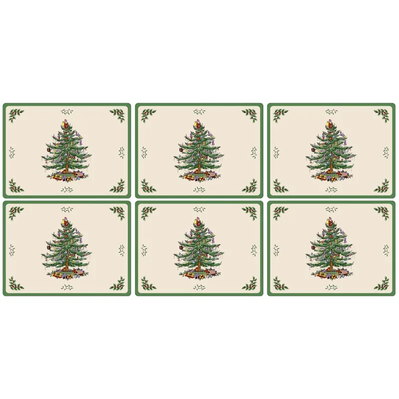 Spode Christmas Tree dækkeserviet, 6 stk.
