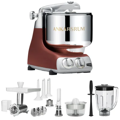 Ankarsrum Assistent Original AKM6230 Rustic Maroon + Deluxe tilbehørspakke