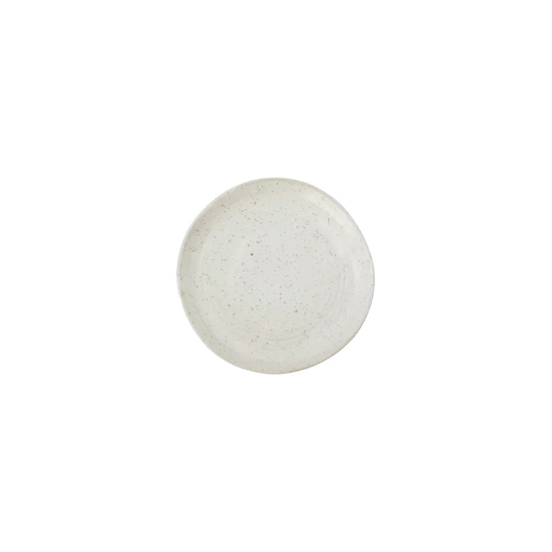 Pion kagetallerken Ø16,5 cm - Grå/hvid
