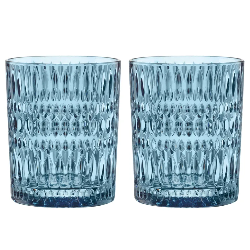 Nachtmann Ethno tumblerglas 30,4 cl, vintage blue, 2 stk.