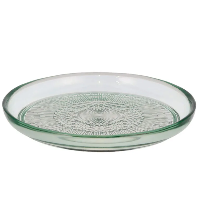 Bitz Kusintha Glastallerken Ø18 cm, grøn