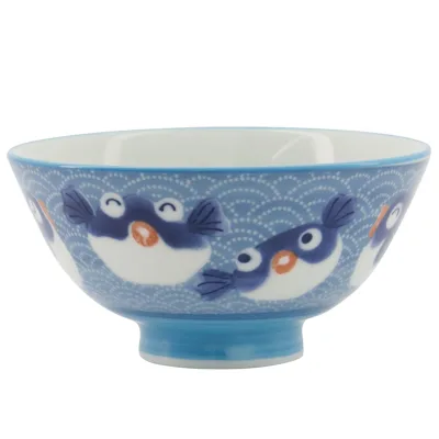 Tokyo design studio Kawaii Fish Blue skål 11 cm
