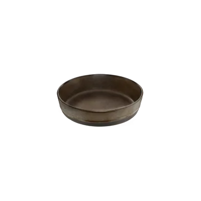 Raw suppetallerken 19,4 cm - Metallic Brown