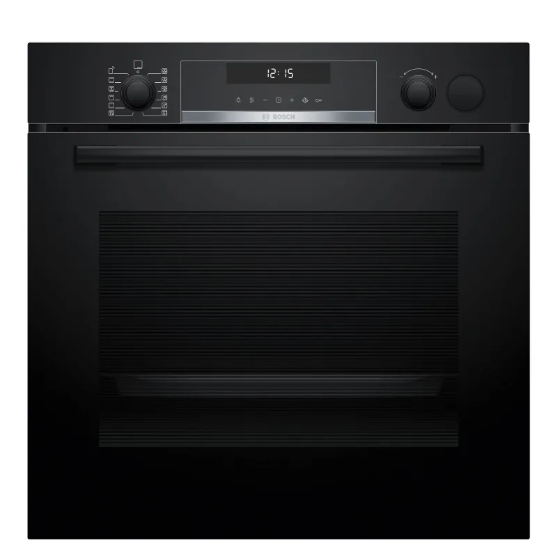 Bosch HRG578BB7 Serie 6 indbygningsovn med dampfunktion, 60 × 60 cm, sort