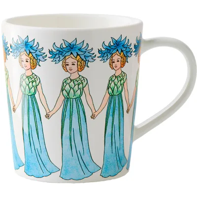 Design house stockholm Elsa Beskow, Cornflower Krus med hank