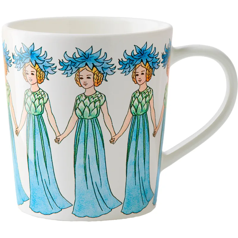 Design house stockholm Elsa Beskow, Cornflower Krus med hank