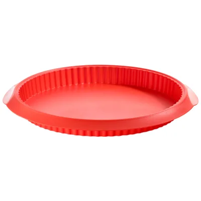 Lékué Quiche-/tærteform i silikone Ø28 cm, rød