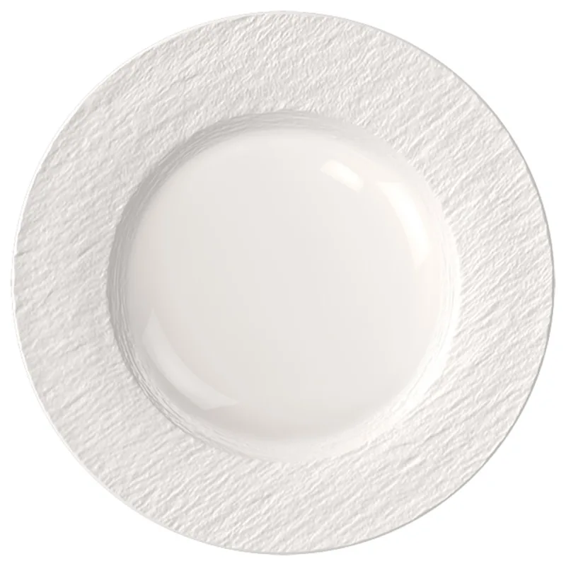 Villeroy & boch Manufacture Ice tallerken Ø27 cm, hvid
