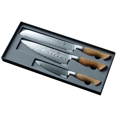 Ryda Knives ST650 Luxury knivsæt med 3 knive