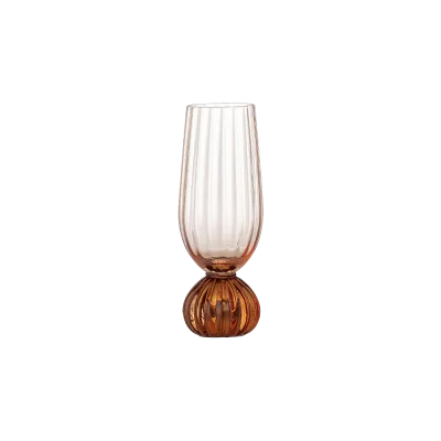 Taurin champagneglas - Rosa