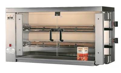 Kyllingegrill m. 2 spyd, 10-12 kyllinger GAS
