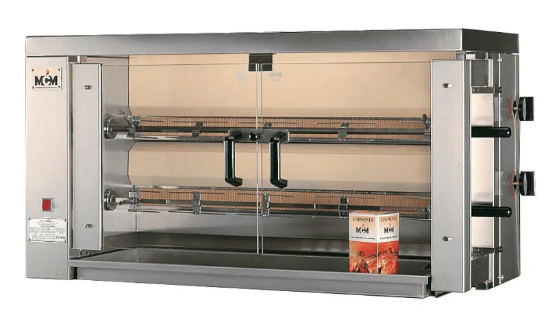 Kyllingegrill m. 2 spyd, 10-12 kyllinger GAS