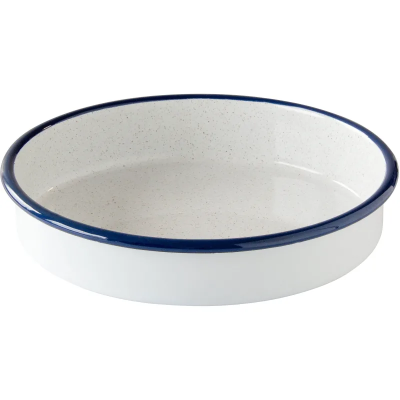 Kockums jernverk Rundt ovnfast fad 24 cm, Kockums white