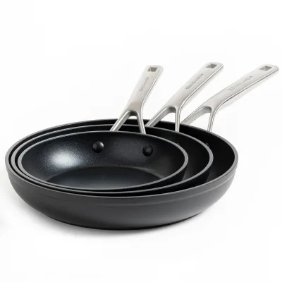 Kitchenaid Stegepander i aluminium 3-pak