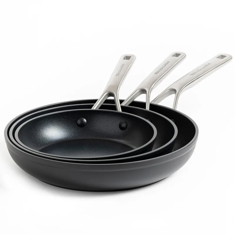Kitchenaid Stegepander i aluminium 3-pak