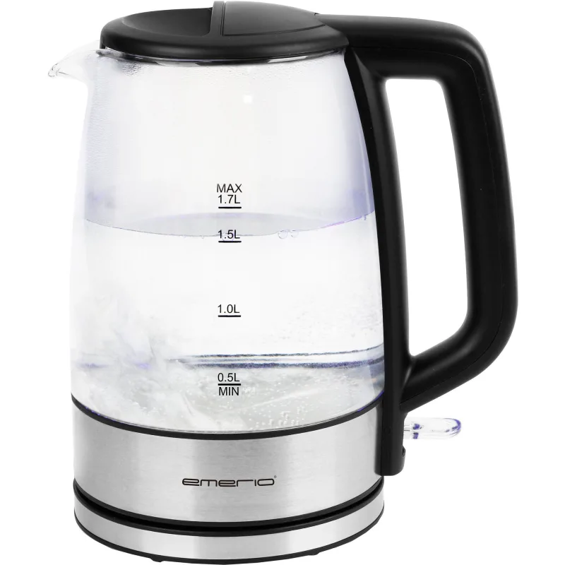 Emerio Elkedel 1,7 liter, glas