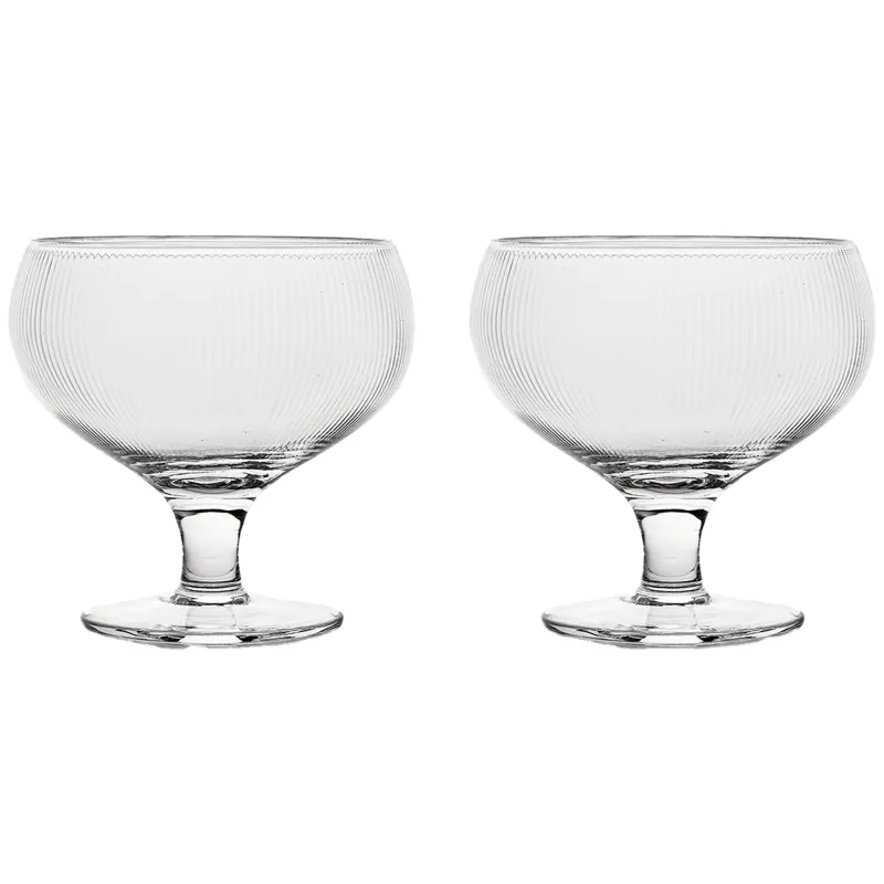 Sagaform Blanka coupeglas 2-pak