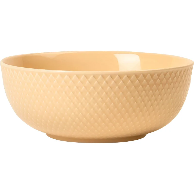 Lyngby porcelæn Rhombe color skål Ø15,5 cm, sand