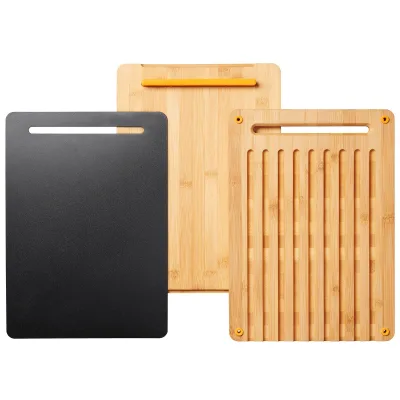 Fiskars Skærebræt Functional Form 3-Dele Bambus