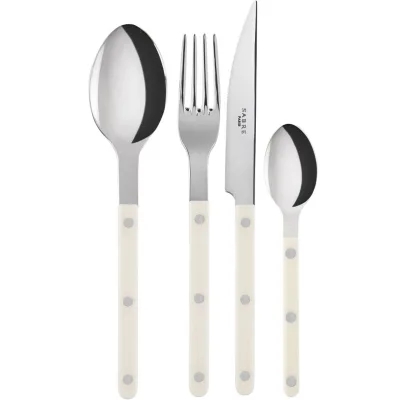 Sabre paris Bistrot Solid bestiksæt 4 dele, ivory