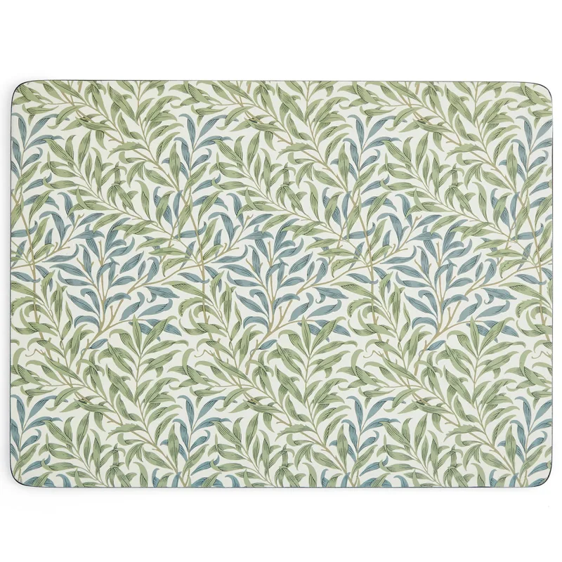 Spode Morris & Co Willow Bough dækkeservietter 4-pak, blå/grøn
