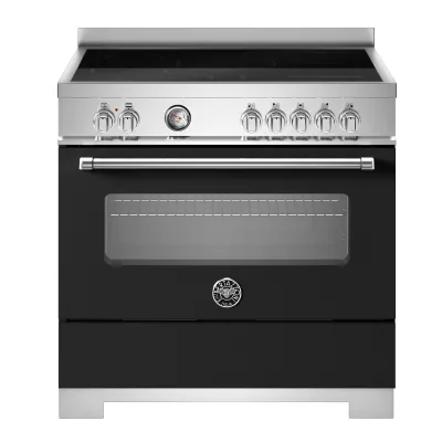 Bertazzoni MAS95I1ENET2 Master induktionskomfur 90 cm med 5 zoner og 1 ovn, mat sort