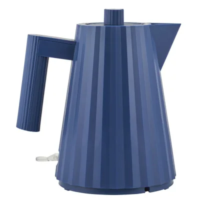 Alessi Plissé elkedel 1,7 liter, blå