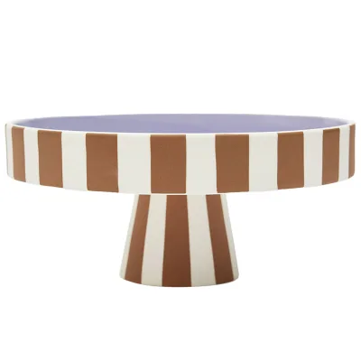Oyoy living design Toppu Serveringsfad 20 cm, karamel/lavendel