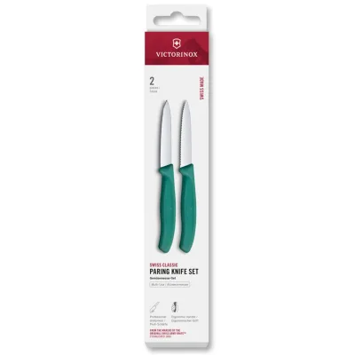 Victorinox Swiss Classic urtekniv 8 cm 2-pak, grøn