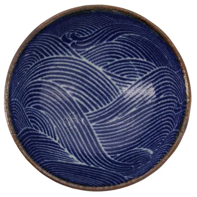 Tokyo design studio Seigaiha Blue skål 12 cm