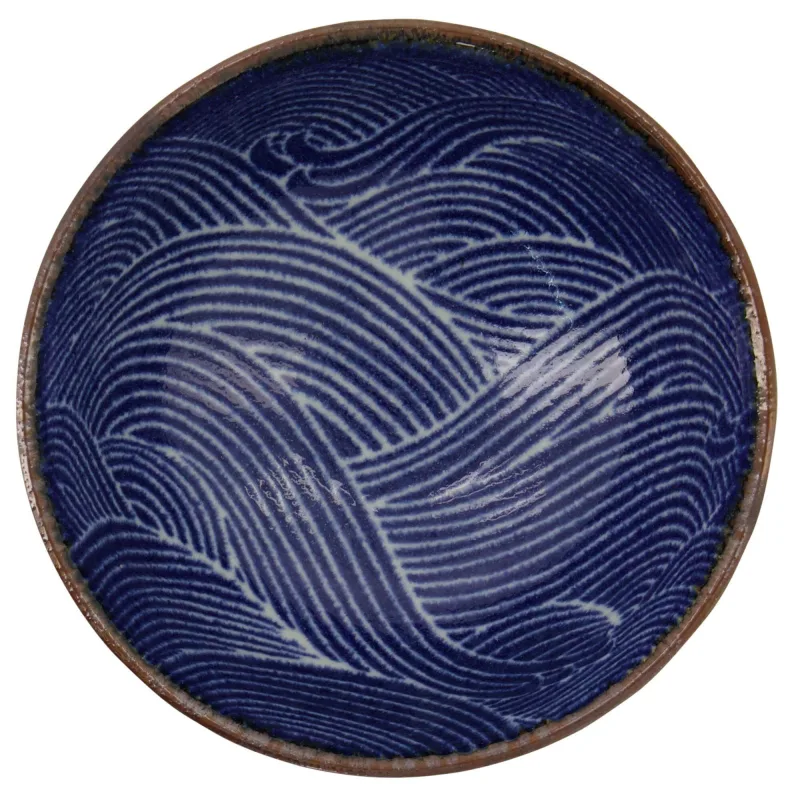Tokyo design studio Seigaiha Blue skål 12 cm