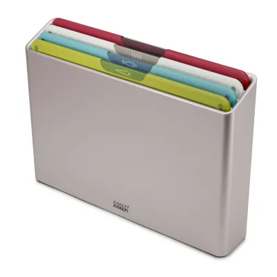 Joseph joseph Folio Icon skærebrætter med etui 4 stk, 24 x 34 cm