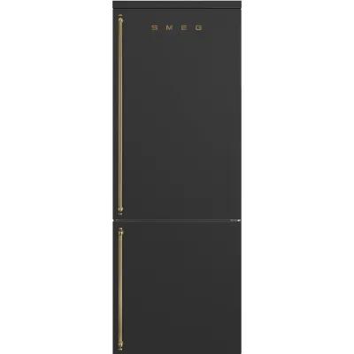 Smeg FA8005RAO6 højrehængt køle/fryser 70 cm, antracit