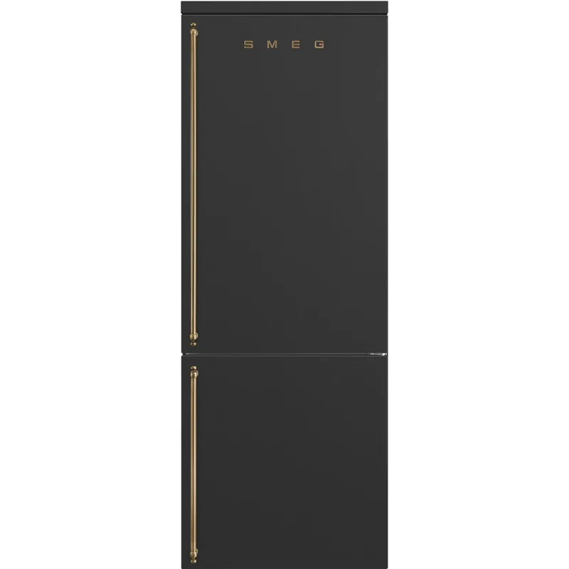 Smeg FA8005RAO6 højrehængt køle/fryser 70 cm, antracit