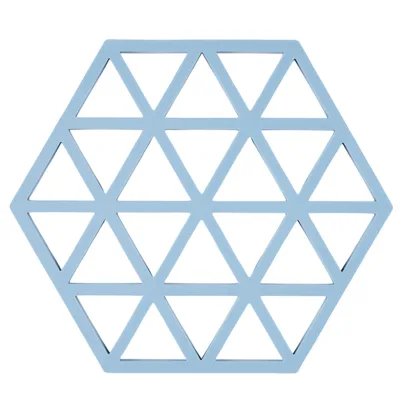 Zone Triangles grydeunderlag 16 cm, blå