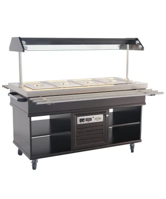 Buffet disk kold 4 x 1/1GN