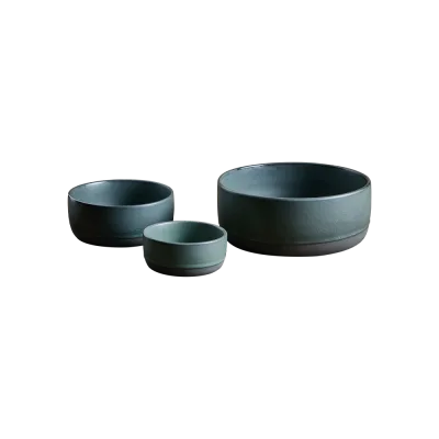 Raw skålesæt 9,5 cm - 13,5 cm - 19,5 cm - Northern Green
