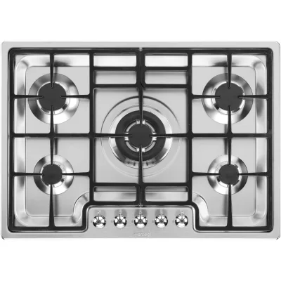 Smeg PGF75-3 Classic rustfri gaskogeplade, 70 cm