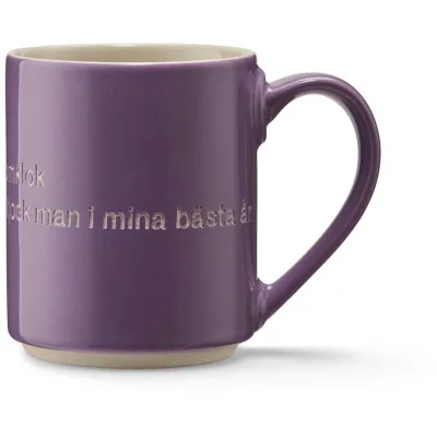 Design house stockholm Astrid Lindgren mugg, Jag är en vacker…