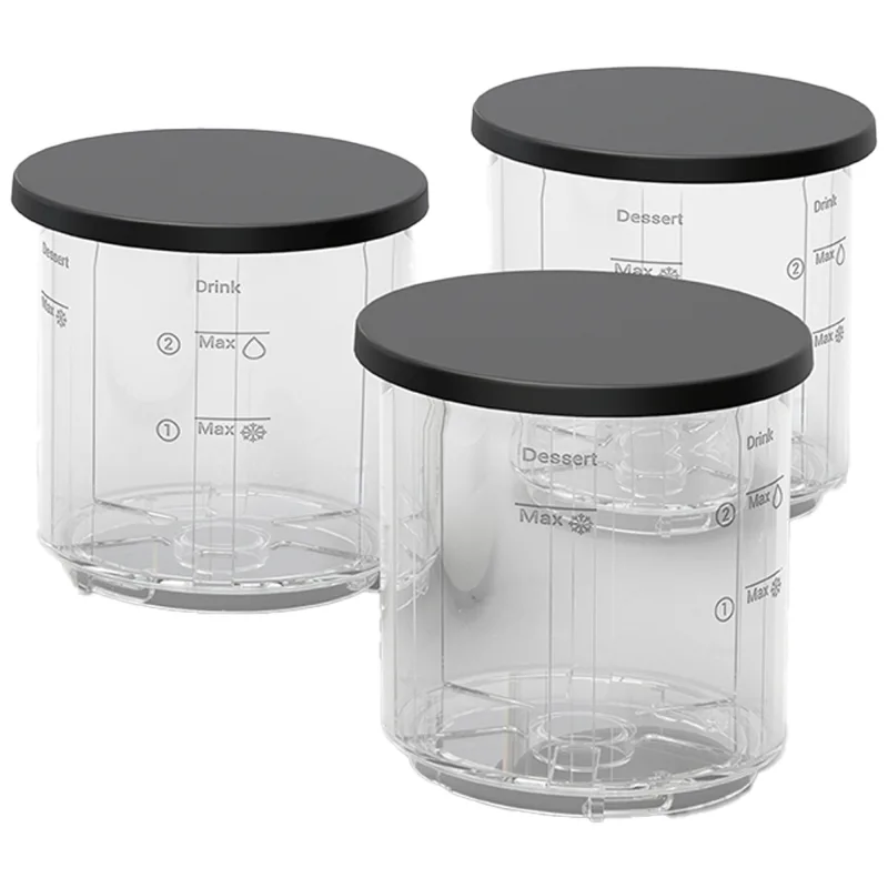 OBH Nordica Dolci isskåle 3-pak, 480 ml, transparent